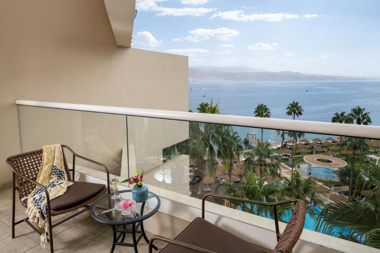 Hotel Aria Eilat Exterior foto View of the Sea of Galilee from the balcony of a room at the Kempinski Hotel, Tiberias