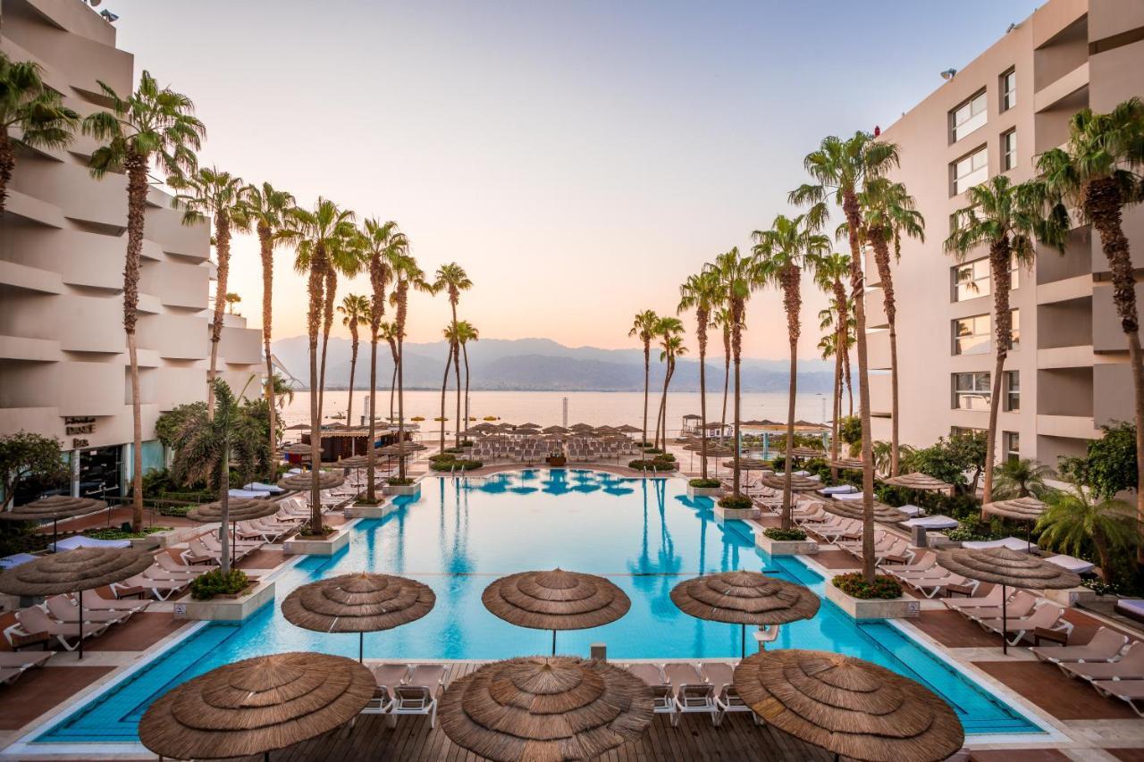 Hotel Aria Eilat Exterior foto Pool at the Dan Hotel